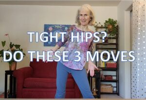Loosen tight hips with Patricia Becker on a YouTube class on herchannel
