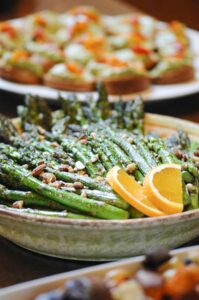 Delcious Vegeterian Menu for Aging with Grace yoga retreat March 2024 Patricia Becker