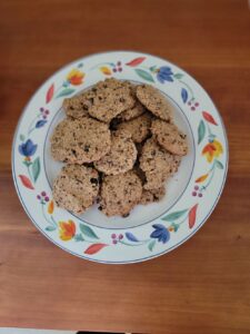 Vegan Crunchy chocolate Chip cookies