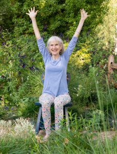 Patricia Becker Chair Yoga with Arms up