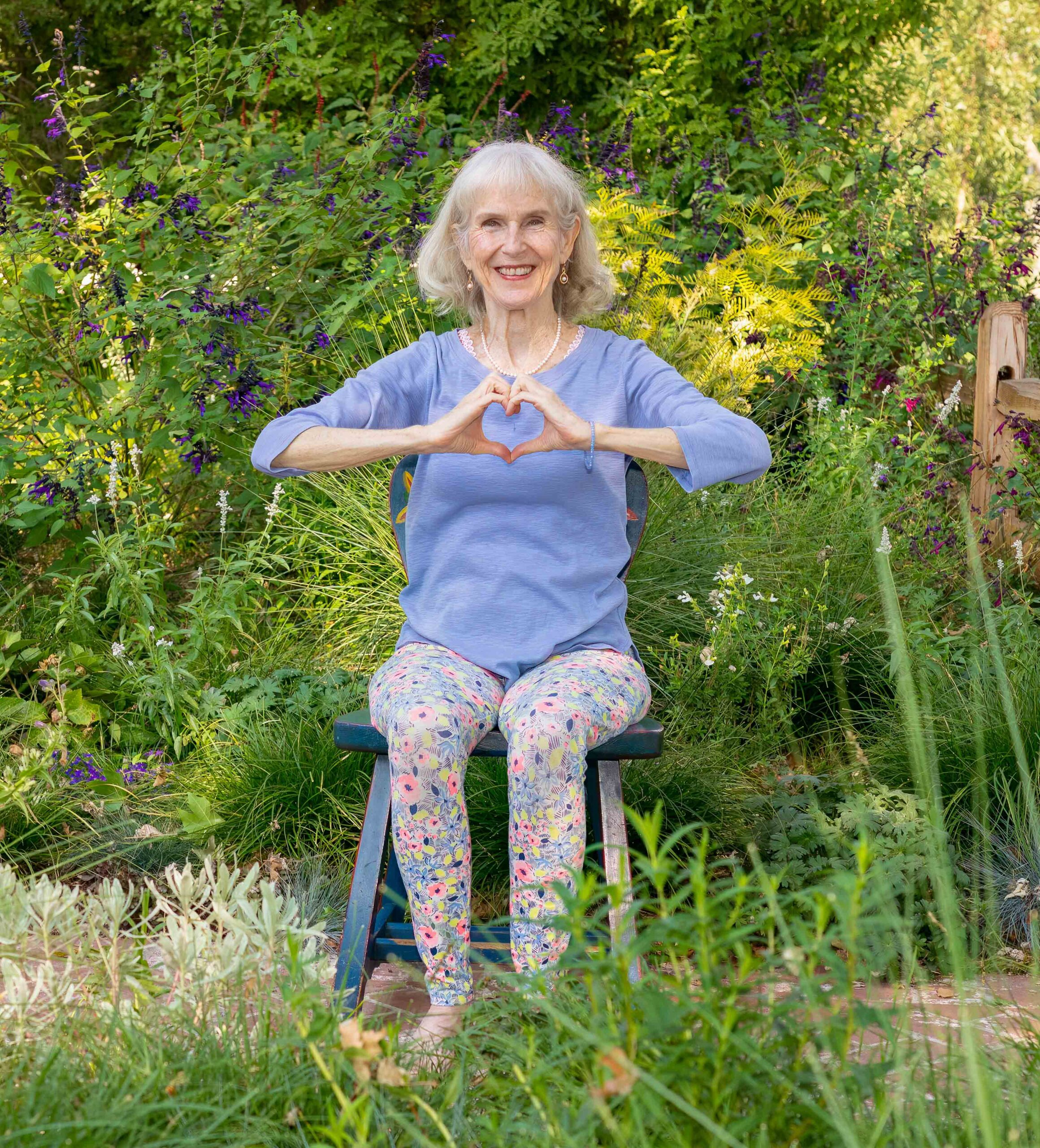 Patricia Becker in Chair yoga