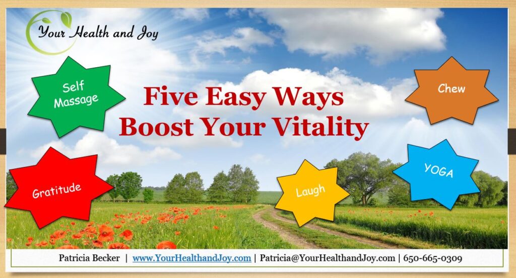 5 Easy Ways to Boost Your Vitality