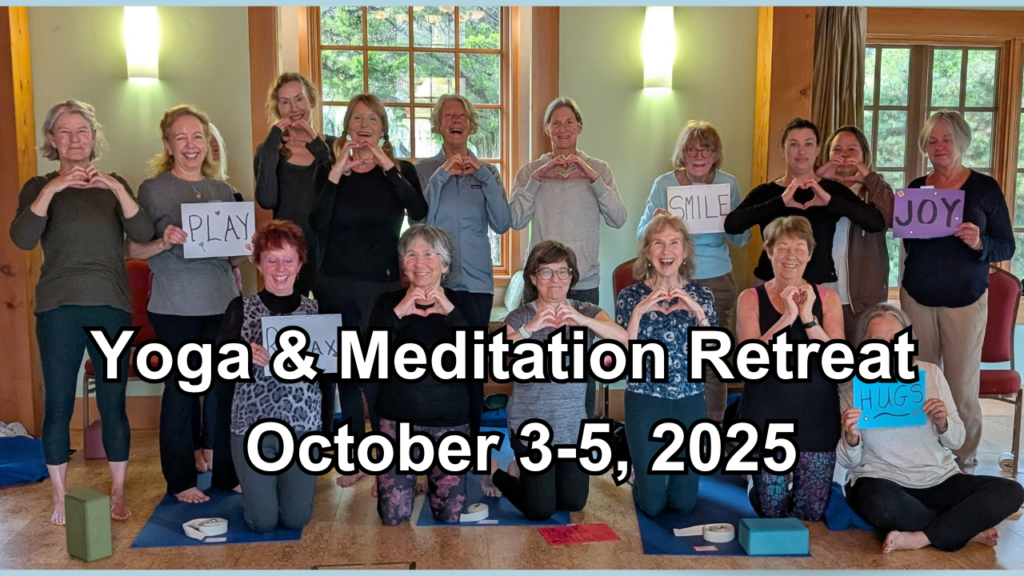 yoga and meditation Autumn Retreat Oct 3-5 2025 Group